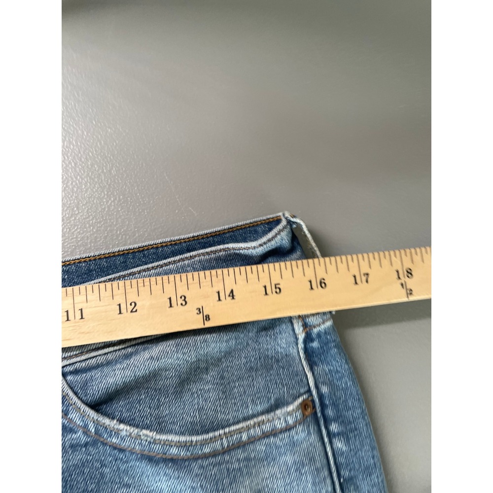 Madewell The Petite Jules Slim Straight Leg Jean 28 Petite Blue Denim NY555 - Picture 10 of 12